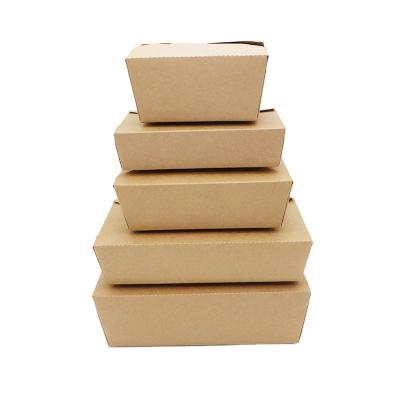 China Biodegradable Promotional Fruit Salad Box Wrapping Paper Food Packaging For Caterer for sale