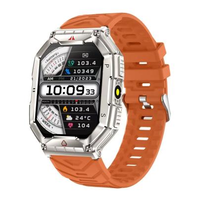 China Customizable UI Square Shape Smart Watch Liquid Silicone Strap Sports Smart Watch for sale