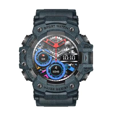 China IP68 Round Shape Sports Waterproof Smartwatch With 300mAh Polymer Lithium Battery for sale