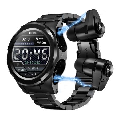 China Bluetooth 5.0 TWS Fitness Watch With Battery And 4 Hours Music Time For Entertainment for sale