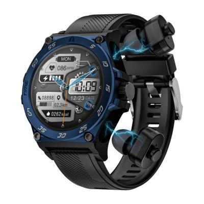 China Lightweight TWS Watch With Earbuds Full Touch With Lithium Ion Polymer Battery for sale