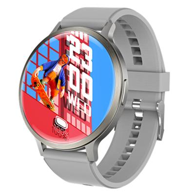 China Circle Shape AMOLED Display Smart Watch Heart Rate Sensor And Customizable Theme for sale