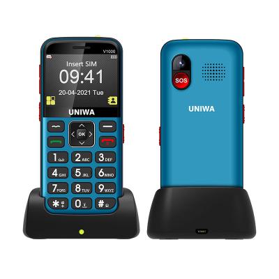 China Easy Operation Elderly Mobile Phones UNIWA V1000 Long Lasting With 2.31