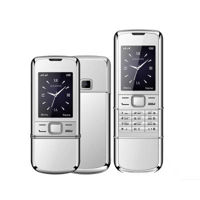 China New Classic 8800 2G GSM Dual SIM Bluetooth Slider Mobile Phone 2.4inches Screen for sale