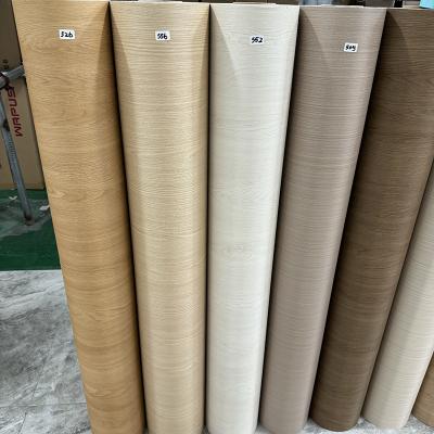 China Wooden Texture Self Adhesive PVC Film with Adhesive Bottom and Waterproof Feature zu verkaufen