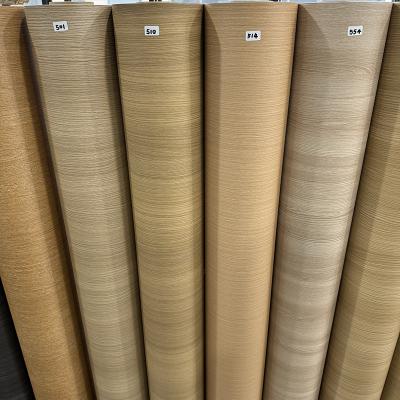 China 0.35mm Thick Self Adhesive PVC Film with Wood Grain Surface Finish zu verkaufen