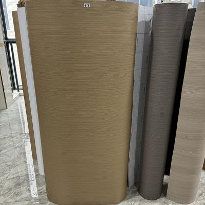 China Customized Self Adhesive PVC Film Roll Kitchen Cabinet Wrap Wallpaper Furniture Film With Texture Laminate for sale