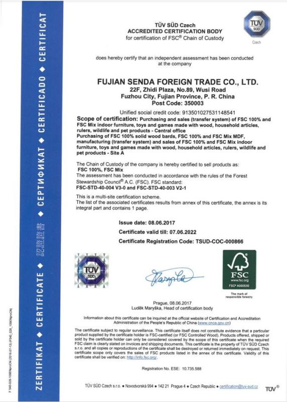 FSC - Fujian Senda Foreign Trade Co., Ltd.