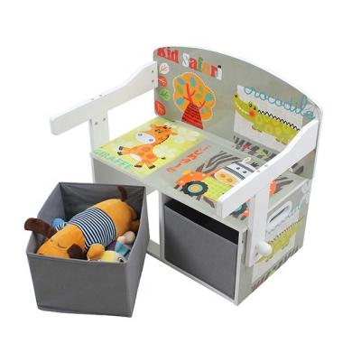 China PANELS Toffee and Friends 3 in 1 Children's Wooden Convertible Toy Box for sale