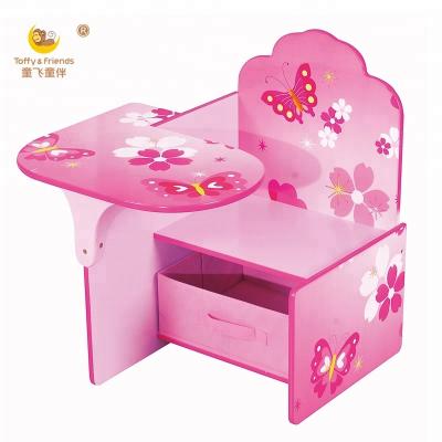 China Wooden MDF Board Kids Study Chair Desk Study Table for sale