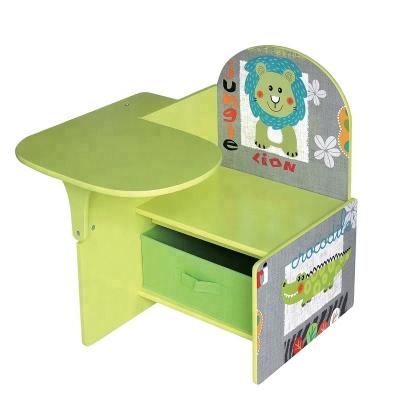 China PANEL Caramel and Friends Kids Chair Desk with Storage Bin for Eating Reading for sale