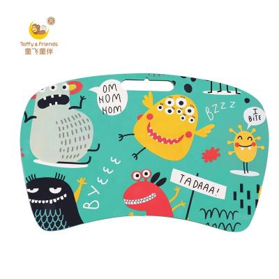 China MDF Board Toffee and Friends BSCI kids wooden lapdesk with soft cushion for laptop in monster design for sale