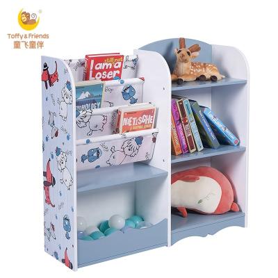 China Caramel and Friends Functional Children's Bookcase Wooden Storage Shelf for sale