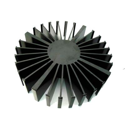 China Aluminum Anodized Radiator LED Round Amplifier Heatsink for sale