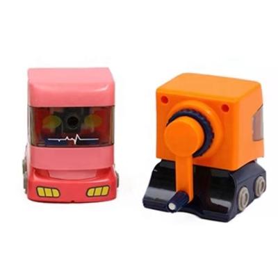 China School Office Home Bookstore OEM Super Cool Cartoon Truck Car Train Office and School Desktop Pencil Sharpener for Kids Students for sale