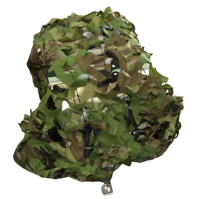 China Woodland Forest Camouflage Net Polyamid Oxford Camo Netting for Camping Sun Shade Party Military Hunting Shooting Decoration 2x3m for sale