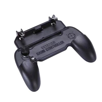 China With Phone Holder W11 Joystick Gamepad All-in-one Mobile Gaming Fireless Pad For PUBG Game Controller L1 R1 Trigger mobile gamepad for sale