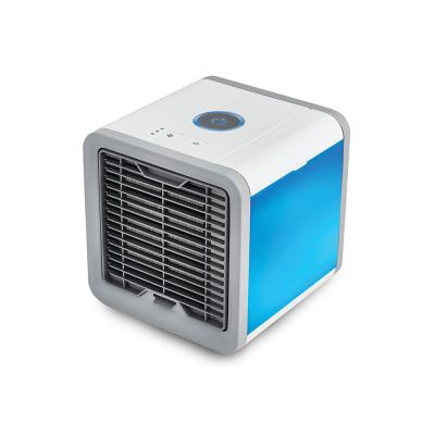 China Hot Selling Desktop USB Mini Portable Air Conditioner Humidifier Purifier Multi-colors Lightweight Air Cooler Fan Air Cooling Fan Approx 9*3.8cm for sale