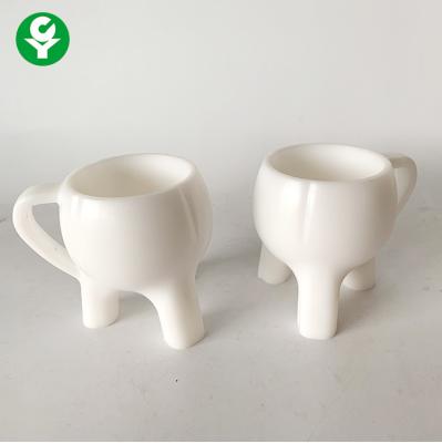 China Creativecreative Tea Cups Model 12X10X12cm Single Package Size White Color for sale