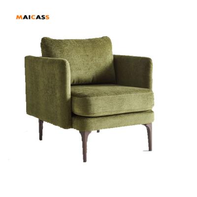 China Modern Modern Fabric Sofa Chair Fabric Living Room Leisure Accent Armchair for sale