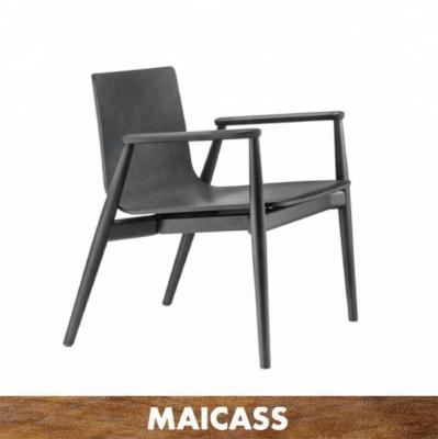 China Modern solid ash wood solid wood lounge chair well designed by Italian designer for sale