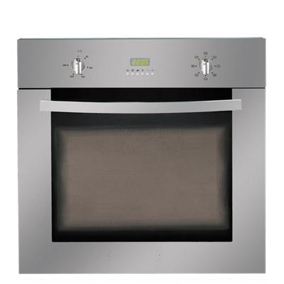 China Commercial price built in electric oven black glass panel conventional oven for sale