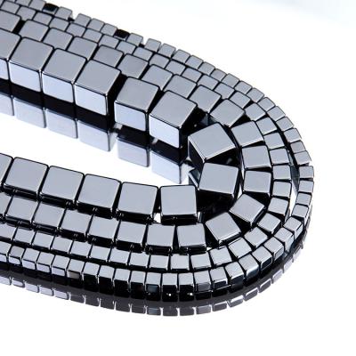 China Geometry Cube Bead Hematite Wholesale Can Be Customized In Other Sizes for sale