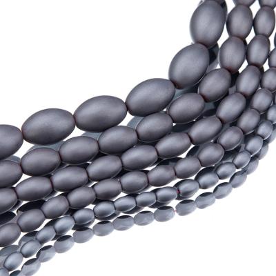 China Geometry Rice Beads Hematite Rice Beads Of Various Sizes Can Be Customized for sale