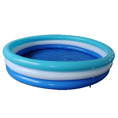 China Best Selling 58 Inch 3-Ring Inflatable Kiddie Adult Swimming Pool Outside Diameter 147cm x 33cm H for sale