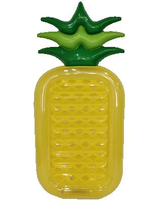 China Custom Printed PVC Toy Swimming Inflatable Fruits Pineapple Shaped Pool Float 187 x 90 x 18 cm for sale