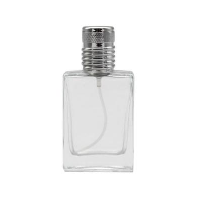 China Custom Luxury Empty Personal Care Screw Shape 35ml Glass Perfume Bottle for sale