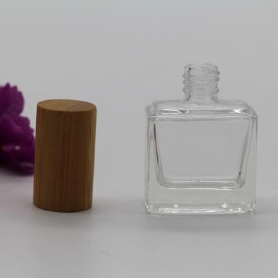 China Personal Care Design Your Own Empty 13ml Rectangle Nail Polish Glass Bottle for sale