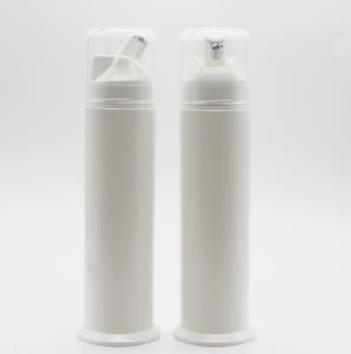 China Non Spill Hot Sale 100ml PP Airless Bottle For Cosmetic Toothpaste Packaging for sale