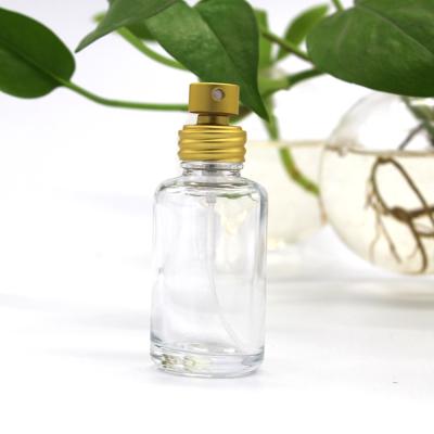 China Personal Care Pump Sprayer Glass Bottle For Alcohol Or Perfume Packaging for sale