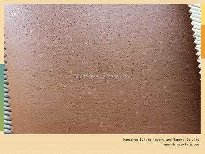 China Abrasion-Resistant Synthetic Pigskin PU Scratching Leather With Backing Coagulants for sale