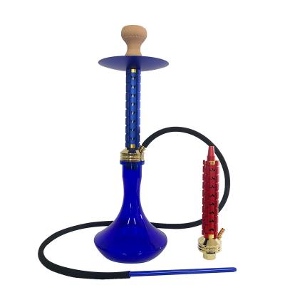 China Aluminum Alloy Metal Hookah Glass Shisha Aluminum Hookah for sale