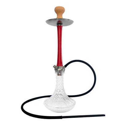 China Aluminum Alloy Metal Hookah Glass Shisha Aluminum Hookah for sale