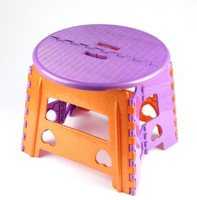 China Medium Size Foldable Plastic Stool with Bright Colors Outdoor plastic stools for sale