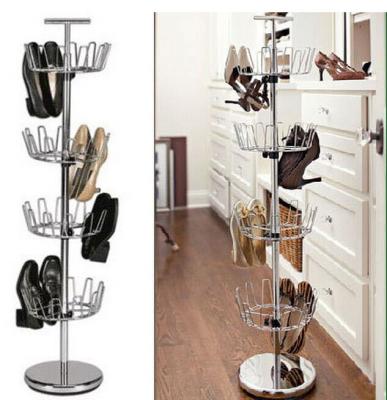 China Revolving Shoe Rack Tree 4 Tier selling for sale