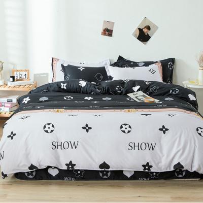 China Factory Custom 100 Polyester Nondisposable King Size 3D Duvet Covers Bed Sheet Bedding Sets for sale