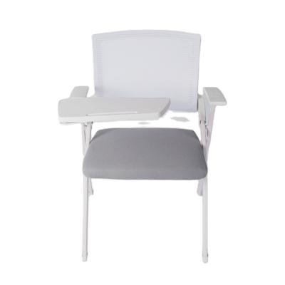 China Indoor White Backrest Lounge Chairs Office Chair Batch Folding Conference Chair Single Office Chair for sale