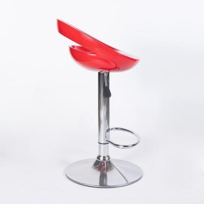 China Hot Selling Style Metal Bar Chair Height Adjustable Swivel ABS Plastic Bar(Waist) for sale