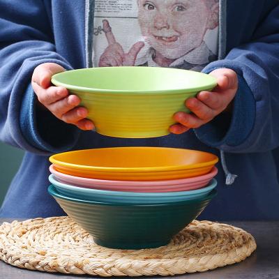 China Sustainable Household Large Ceramic Soup Bowl Instant Pot Cold Noodle Ramen Bowl for sale