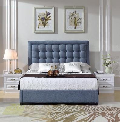 China Storage Upholstered Bed With Luxury Design Bed Frame In Full Double Size for sale