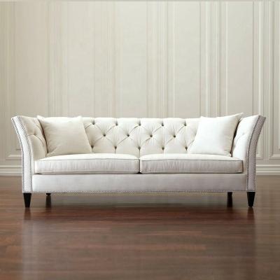 China Tufted Living Room Furniture Living Room Sofa 2-3 Seater Velvet Fabric Upholstery Couch For Home Hotel for sale