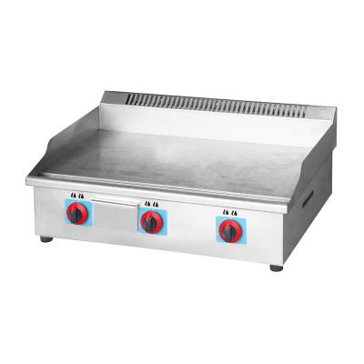 China Hot Selling Commercial Environmental Protection Restaurant Kitchen Stainless Steel Flat Plate Gas Grill Griddle for sale