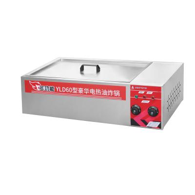 China High Quality Luxurious Electric Deep Potato Chips Fryer Machine Environmental Protection Stainless Steel Fryer Table Top for sale