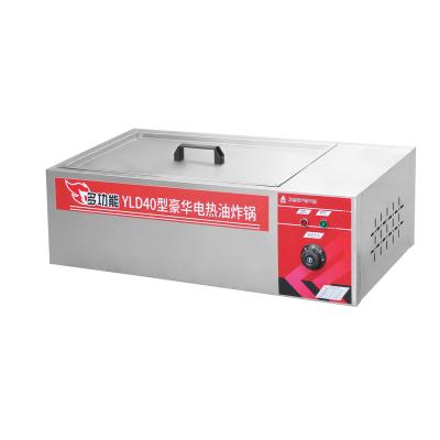 China Environmental Protection Hot Selling High Quality And Efficient Electric Table Top Stainless Steel Fryer for sale