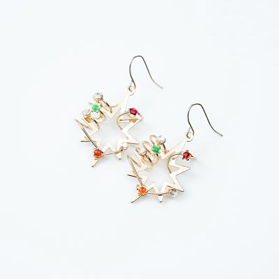 China 2021 New Fashion Personality Christmas Earrings TRENDY Women Set Gift Earrings Wholesale for sale