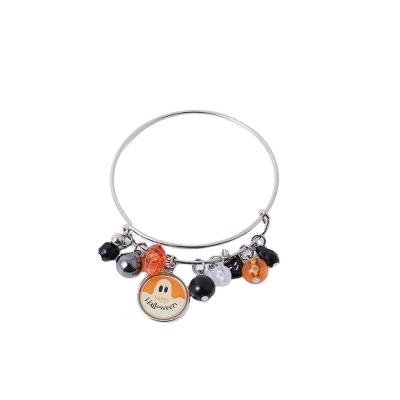 China TRENDY New Women's Jewelry Accessories Happy Halloween Charm Adjustable Bracelet for sale